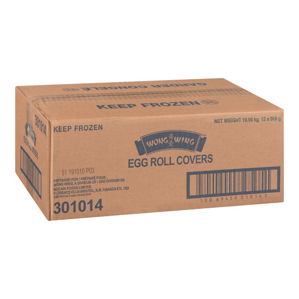 Wong Wing Egg Roll Covers, 908 G -- 12 Per Case