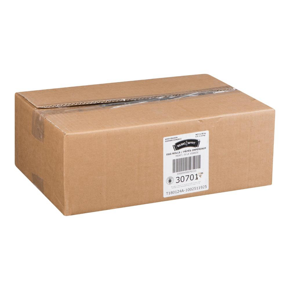 Wong Wing Meat Egg Roll, 20 Count -- 6 Per Case