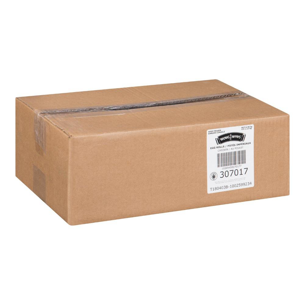 Wong Wing Chicken Egg Roll, 20 Count -- 6 Per Case