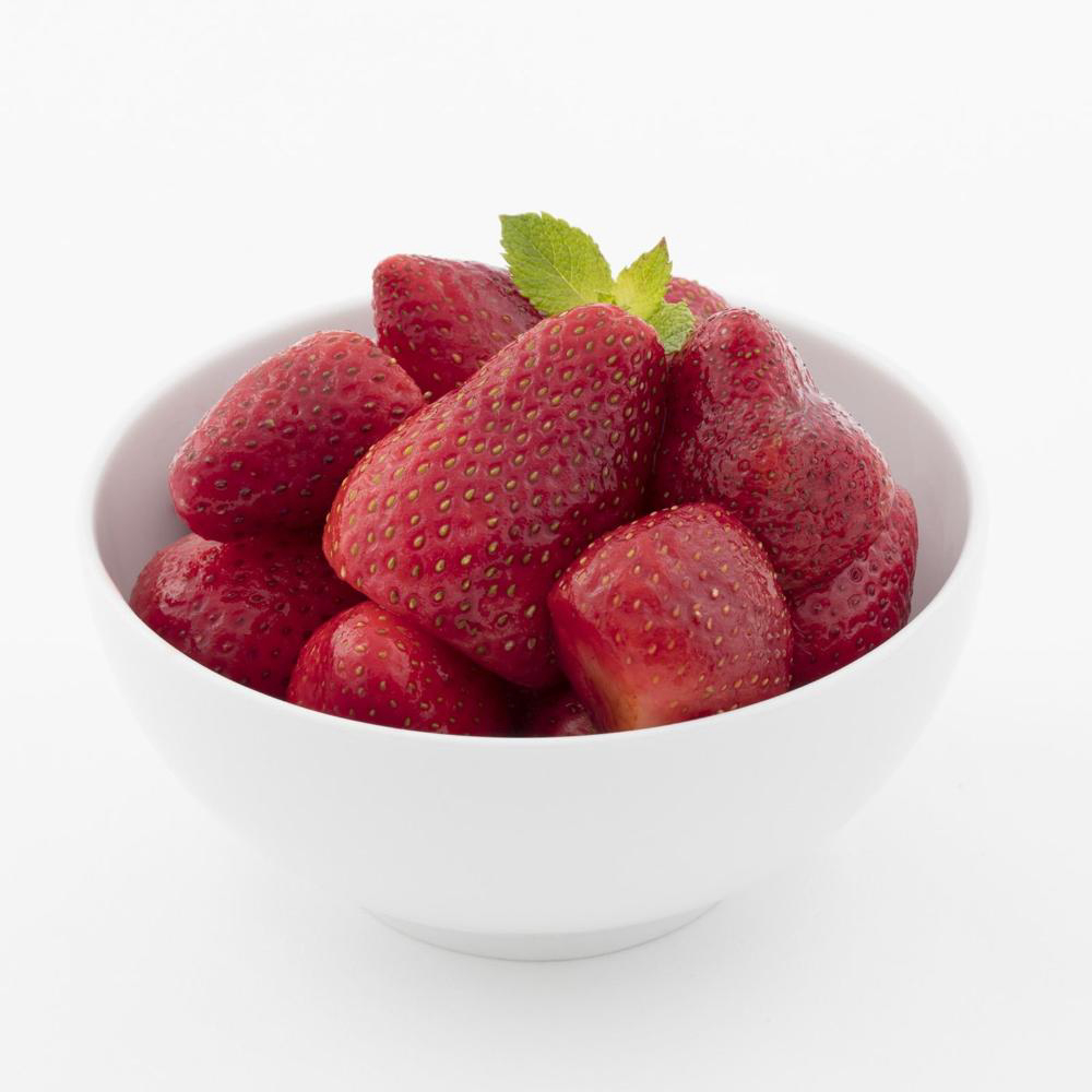Below Zero Iqf Whole Strawberries, 1 Kg -- 5 Per Case