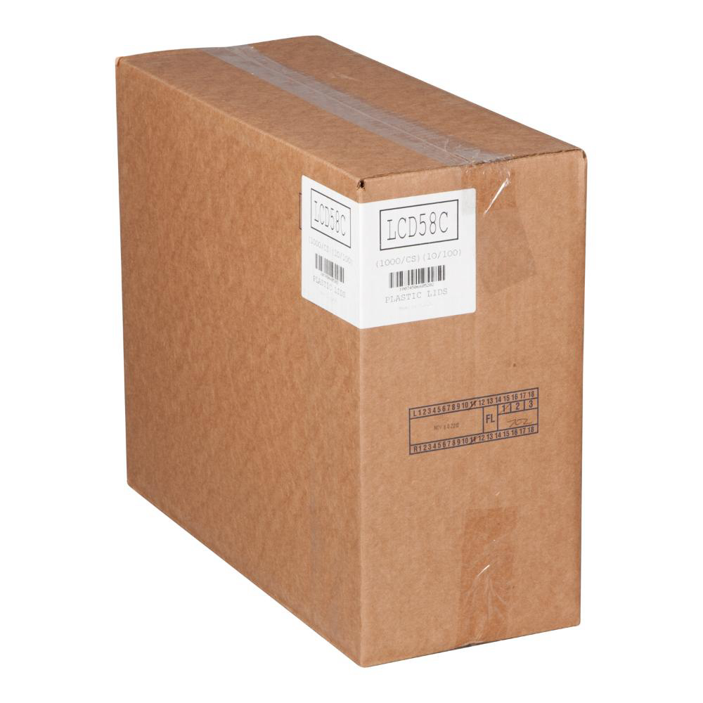 Polar Pak Couvercle Plat En Pet Pour Bol À Dessert De 5/8 Oz, 100 Unités -- 10 Par Boîte