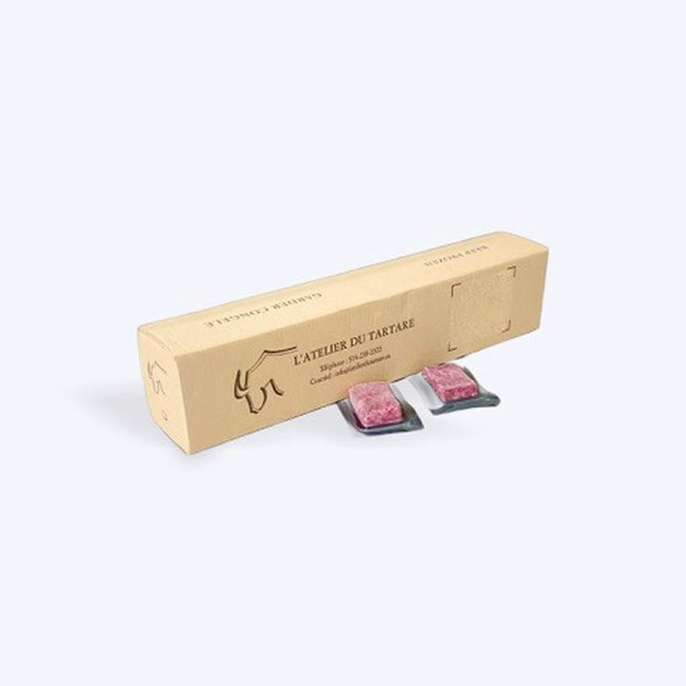 Atelier Tartare Beef Cube Tartar, 65 G -- 40 Per Case