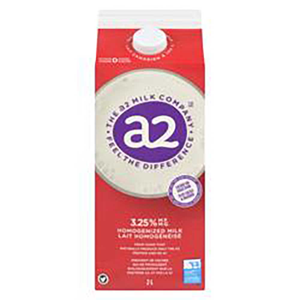 A2 Milk 3.25 Percent Milk Fat Homogenized Milk, 2 L -- 6 Per Case
