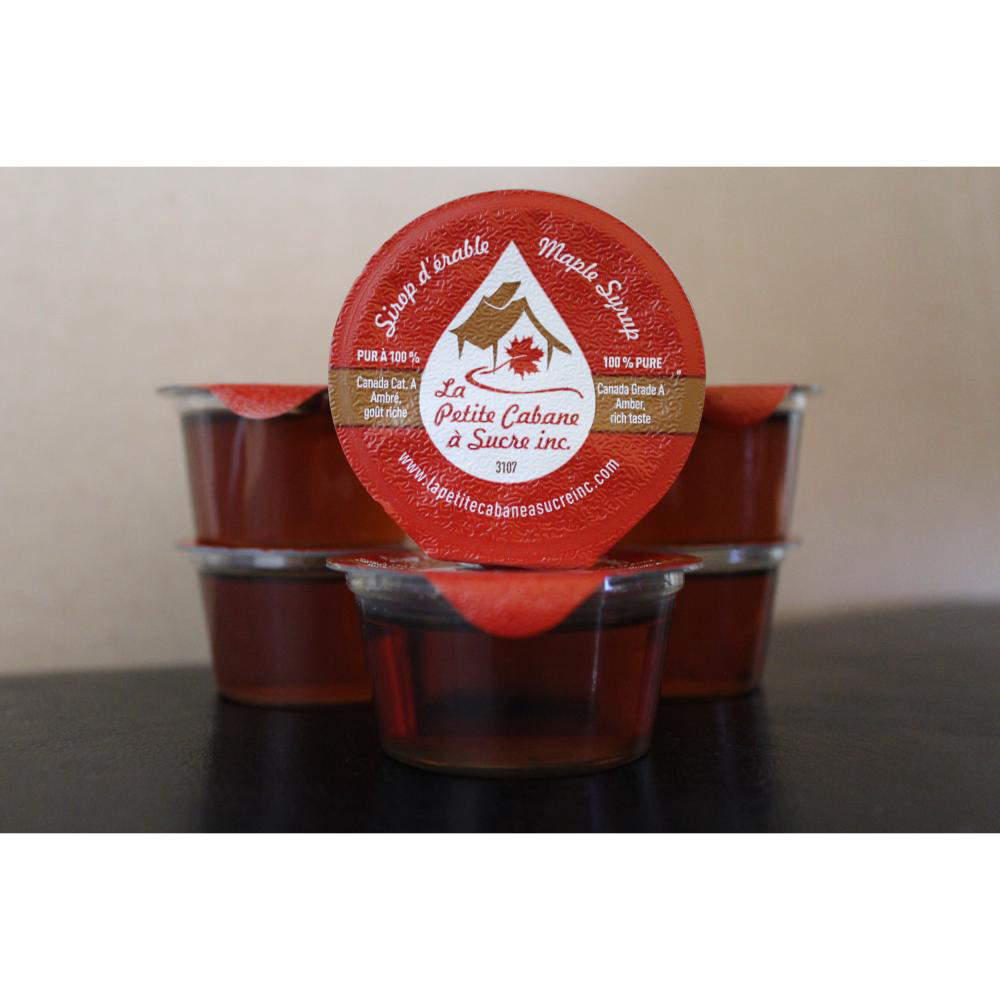 P. Cabane Sucre Pure Portion Table Syrup, 20 Ml -- 144 Per Case