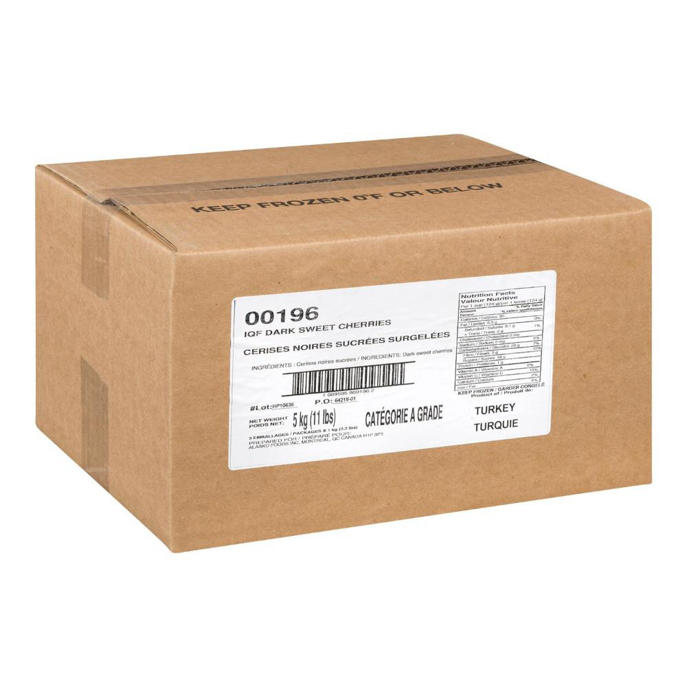 Alasko Iqf Dark Sweet Cherries, 2.5 Kg -- 5 Per Case