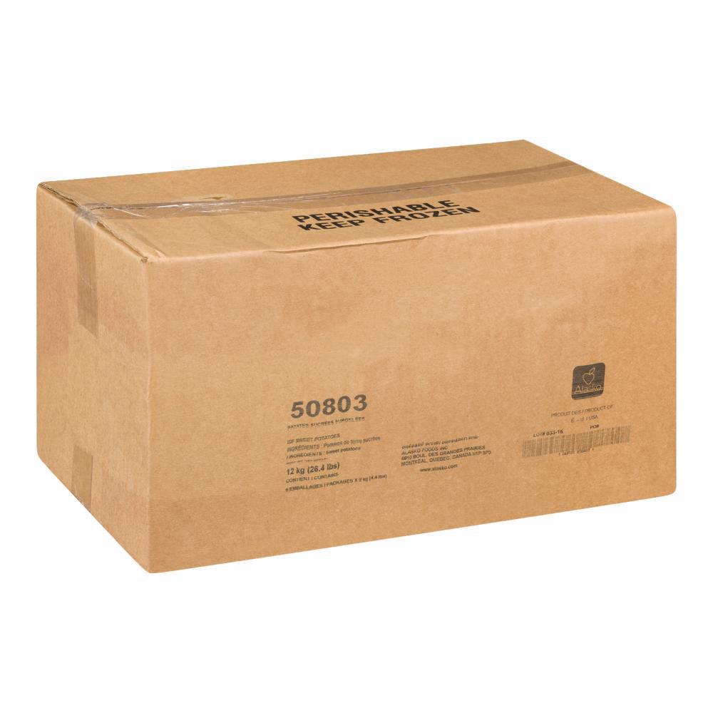 Alasko 3/4 In Iqf Diced Sweet Potatoes, 2 Kg -- 6 Per Case