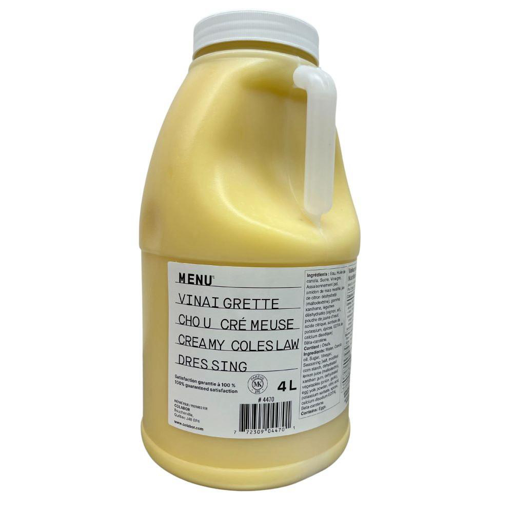 Menu Dressing Coleslaw, 4 L -- 2 Per Case
