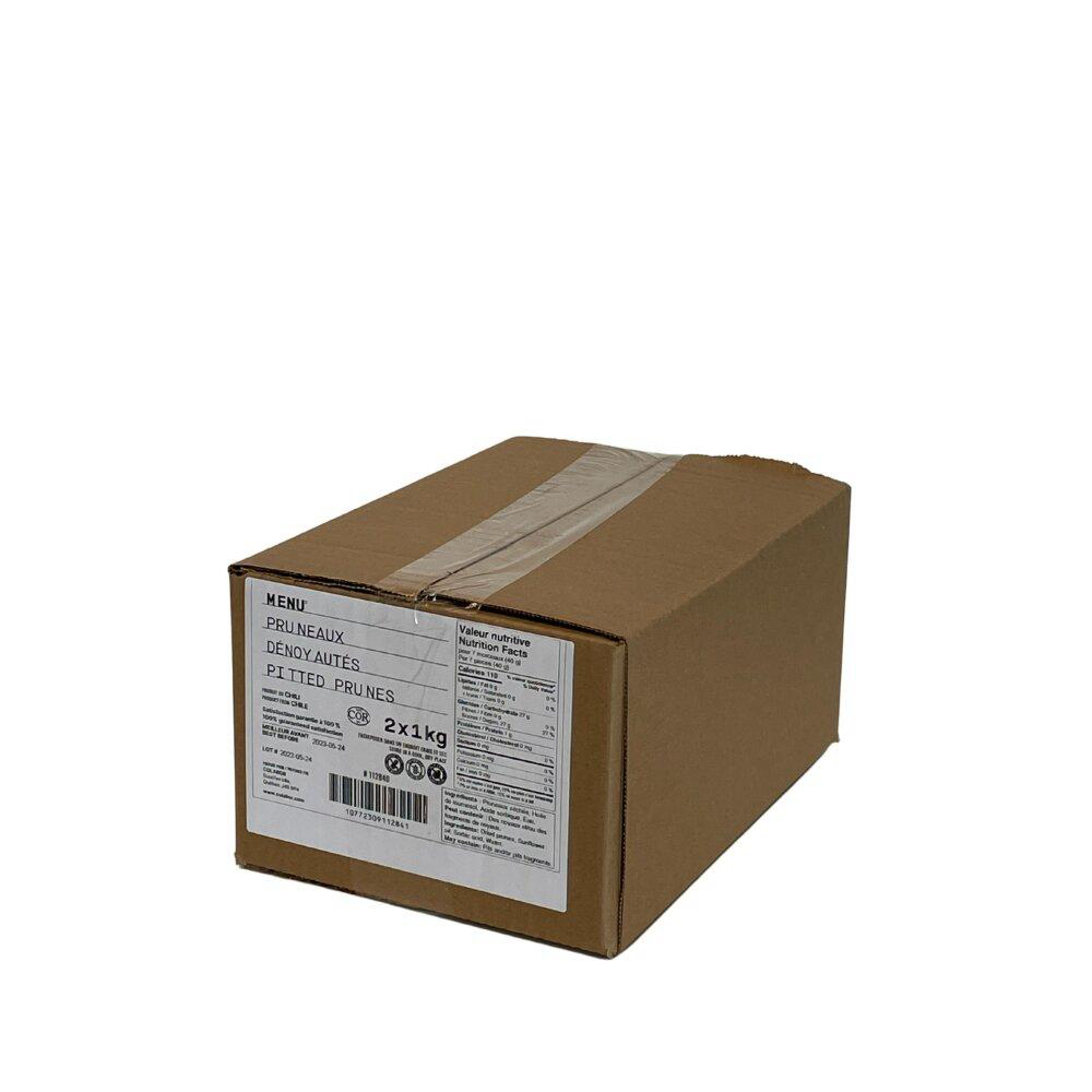 Menu Pitted Prunes, 1 Kg -- 2 Per Case