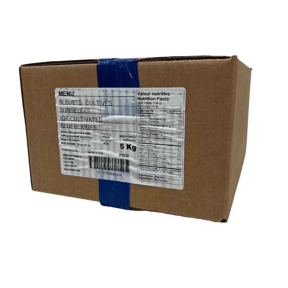 Menu Iqf Cultivated Wild Blueberry, 1 Kg -- 5 Per Case