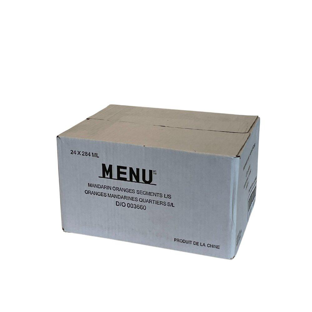 Menu Mandarin Oranges In Light Syrup, 284 Ml -- 24 Per Case