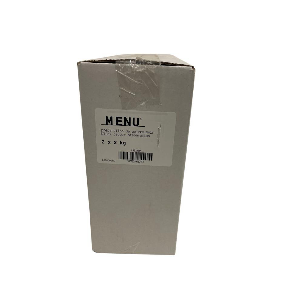 Menu Black Ground Pepper, 2 Kg -- 2 Per Case