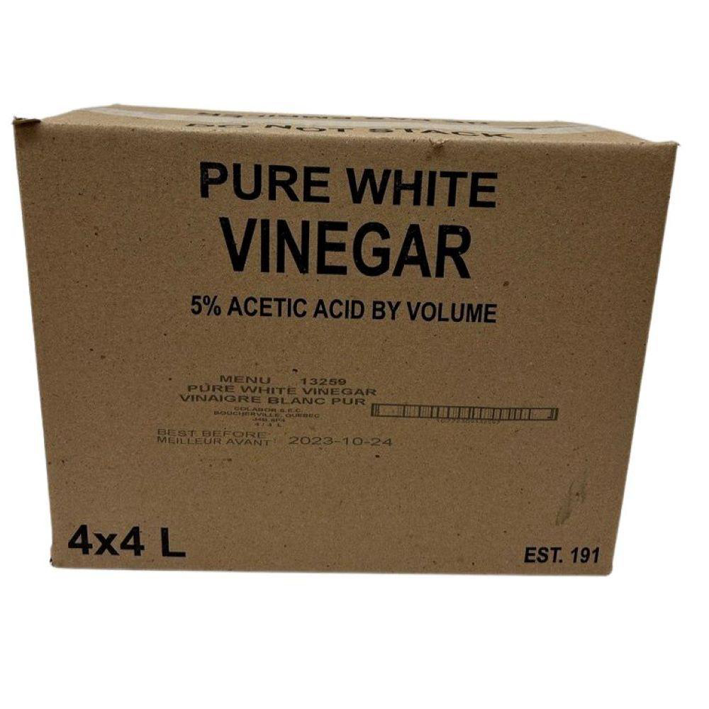 Menu Pure White Vinegar, 4 L -- 4 Per Case