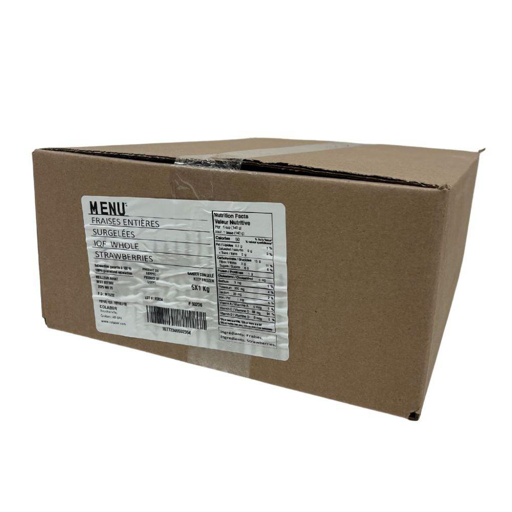 Menu Iqf Whole Strawberry, 1 Kg -- 5 Per Case