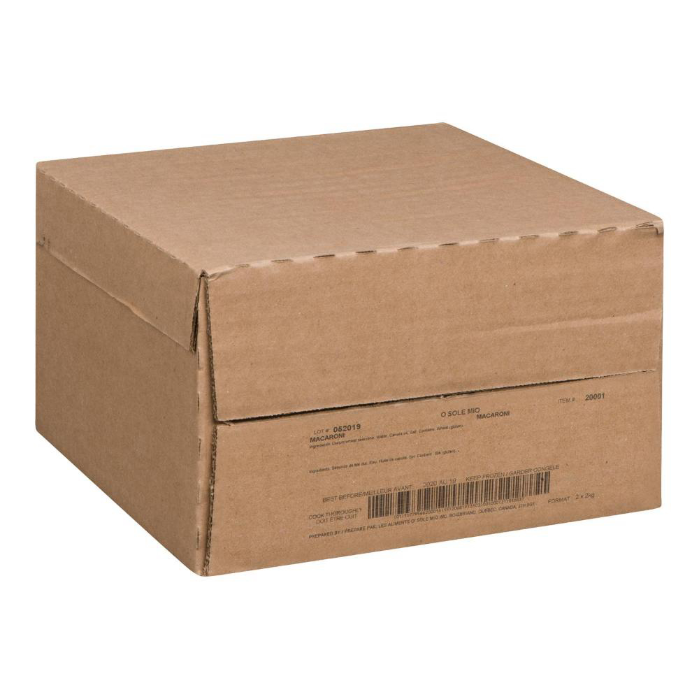 O Sole Mio Half Cooked Macaroni Pasta, 2 Kg -- 6 Per Case