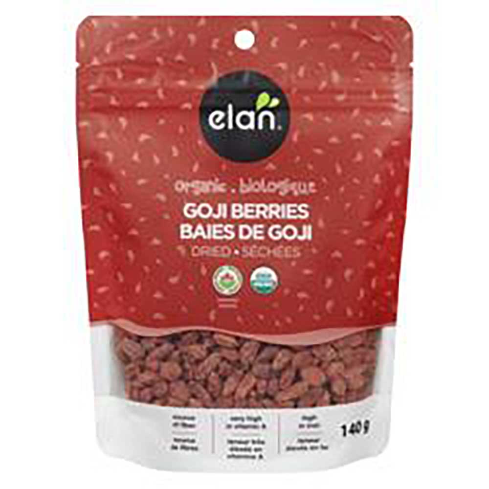 Elan Organic Goji Berries, 140 G -- 8 Per Case
