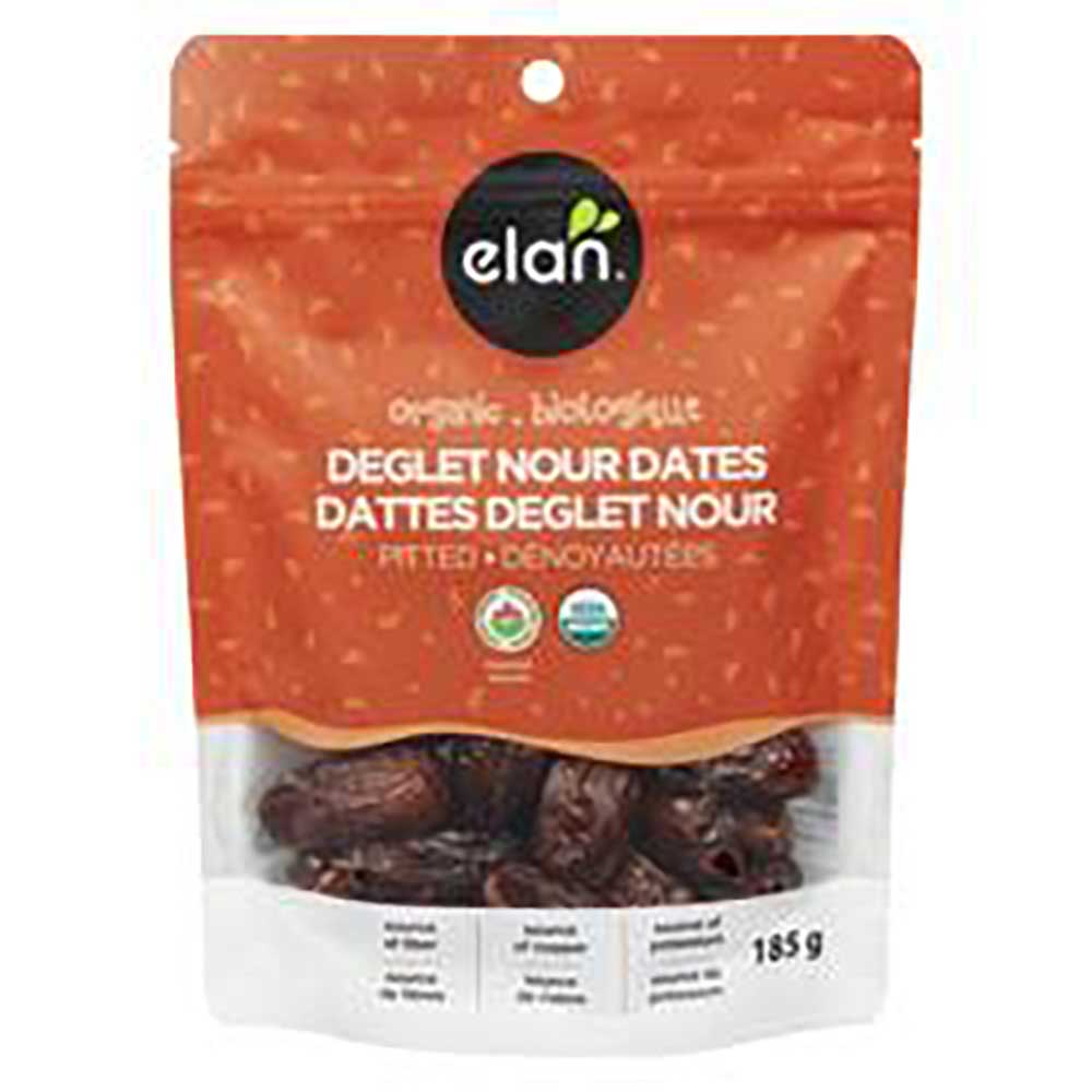 Elan Organic Pitted Dates, 185 G -- 8 Per Case