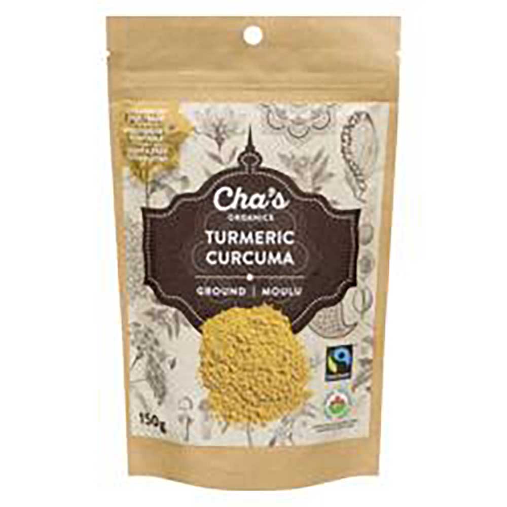 Cha's Organics Ground Turmeric, 150 G -- 6 Per Case
