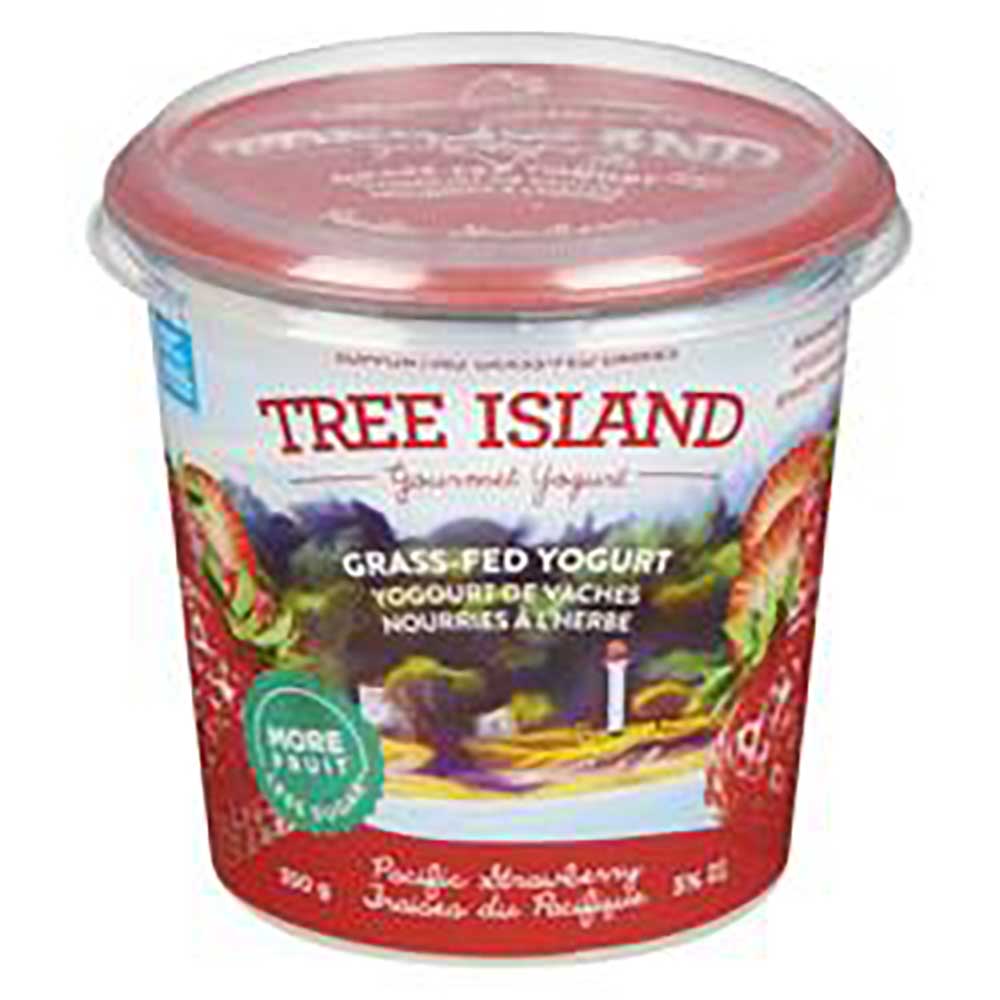Tree Island Yaourt Aux Fraises Du Pacifique, 350 G -- 6 Par Boîte
