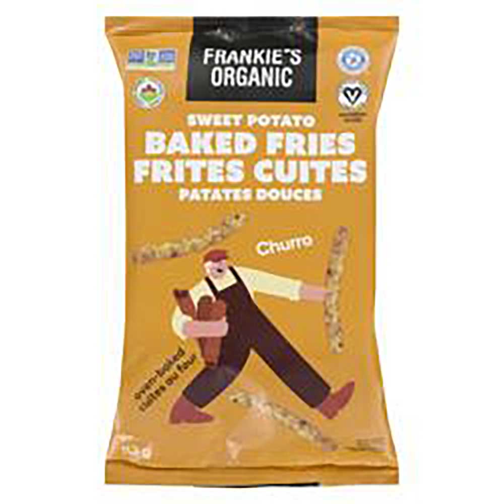 Frankie's Organic Sweet Potato Churro Fries, 113 G -- 12 Per Case