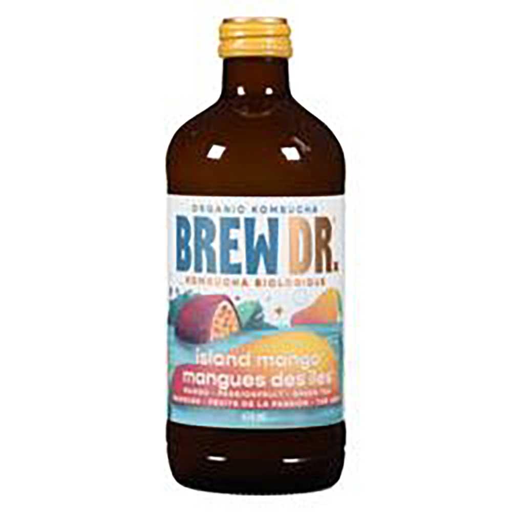 Brew Dr. Kombucha À La Mangue Des Îles, 414 Ml -- 12 Par Boîte