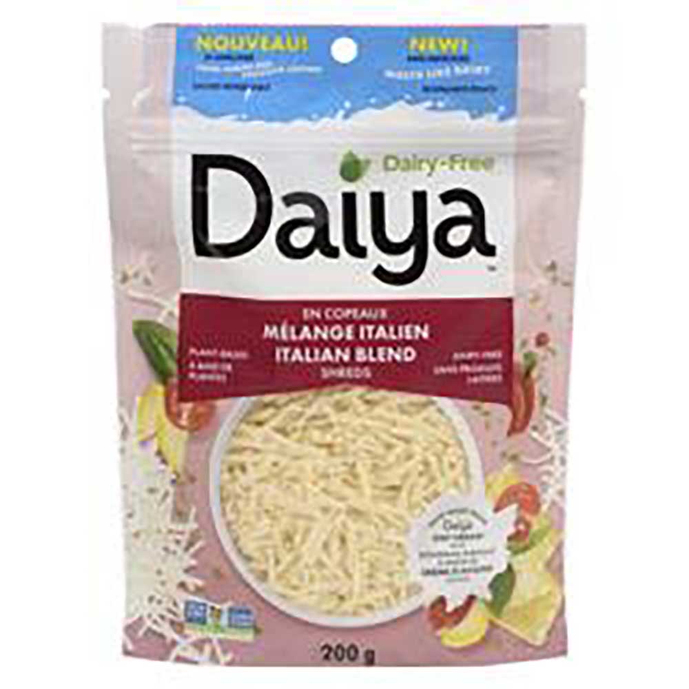 Daiya Cutting Board Italian 4 Cheeze Flavour Blend Shreds, 200 G -- 12 Per Case