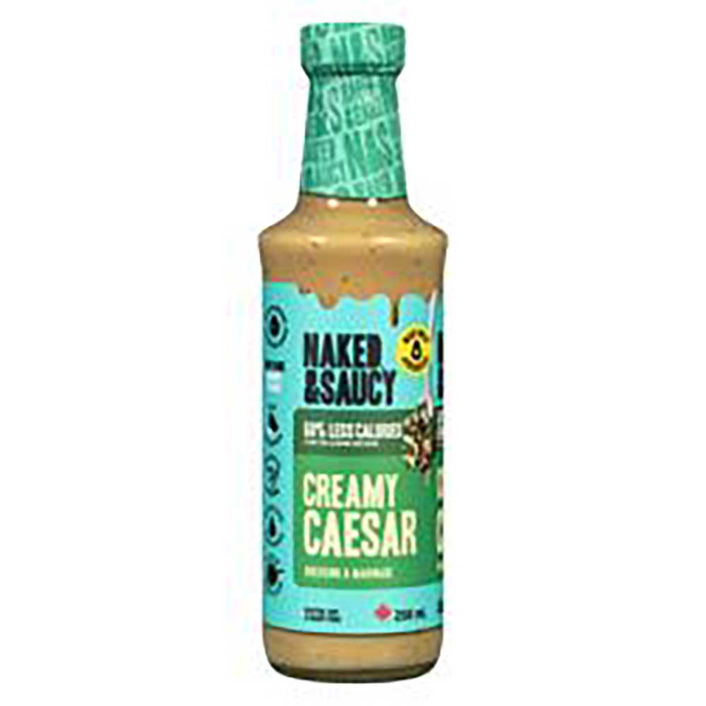 Naked And Saucy Nooch Nutritional Yeast Caesar Dressing, 250 Ml -- 12 Per Case