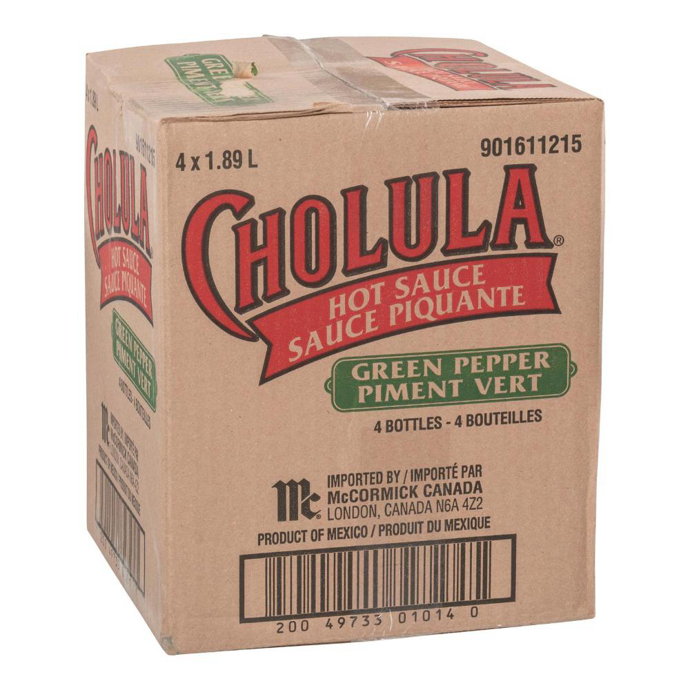 Cholula Green Pepper Hot Sauce, 1.89 L -- 4 Per Case