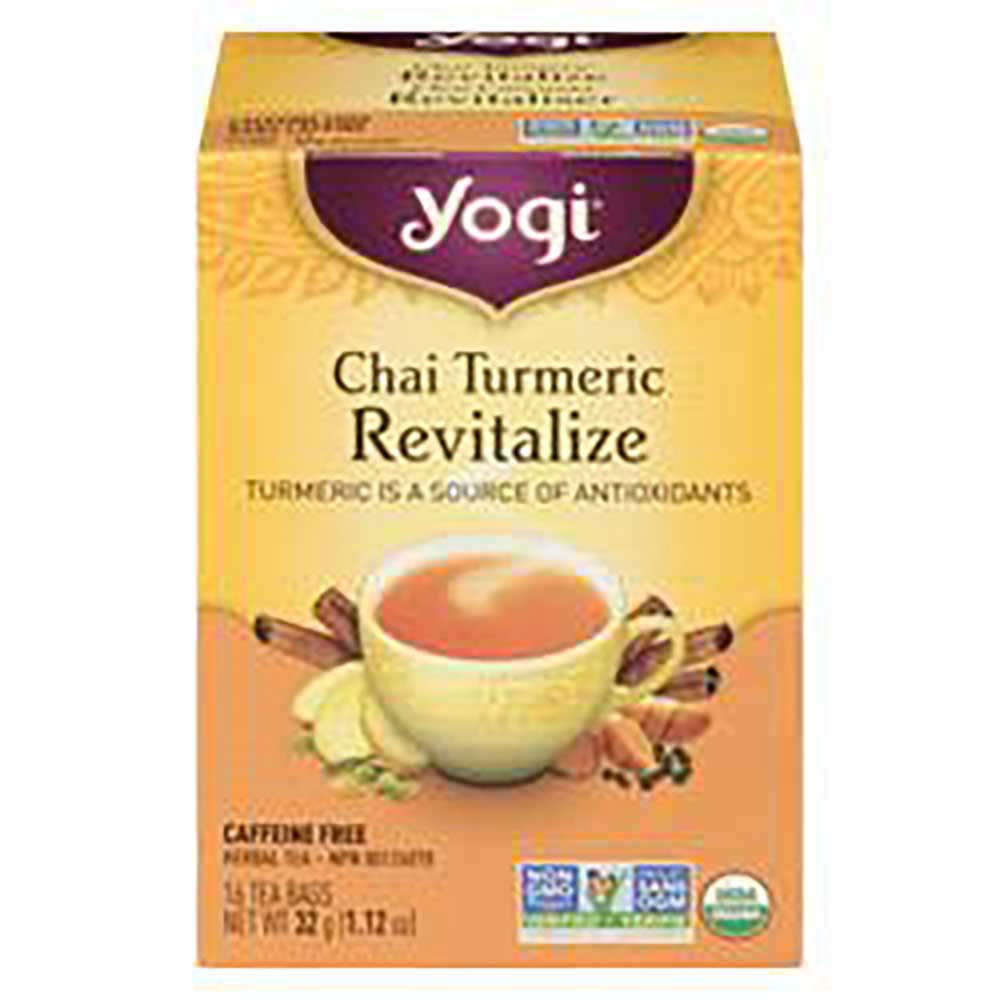 Yogi Tea Chai Turmeric Revitalize Npn, 16 Count -- 6 Per Case