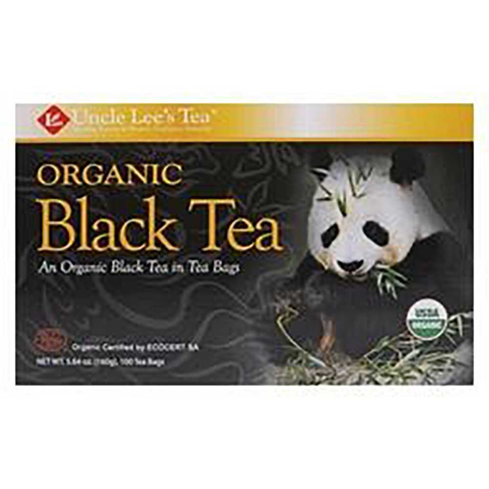 Uncle Lee's Tea Organic Black Tea, 100 Tea Bags -- 12 Per Case