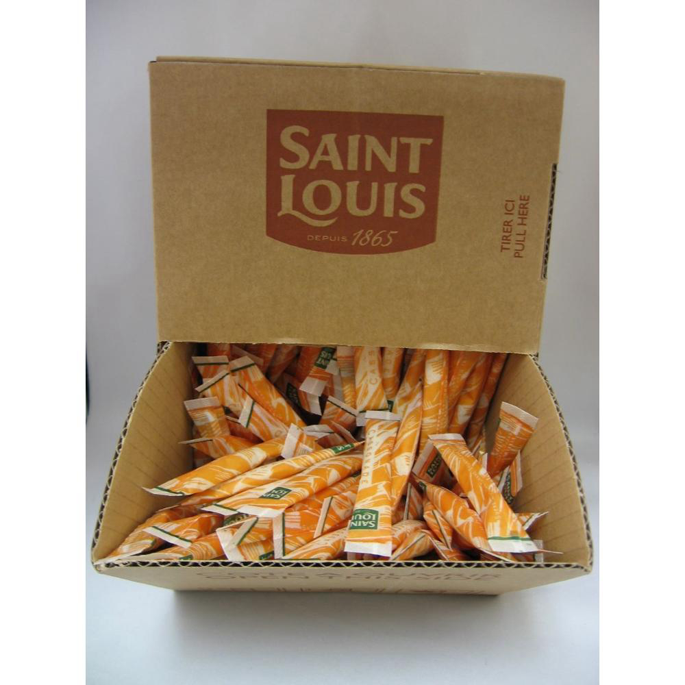St-louis 5 G Brown Sugar - Tube Portion, 500 Count