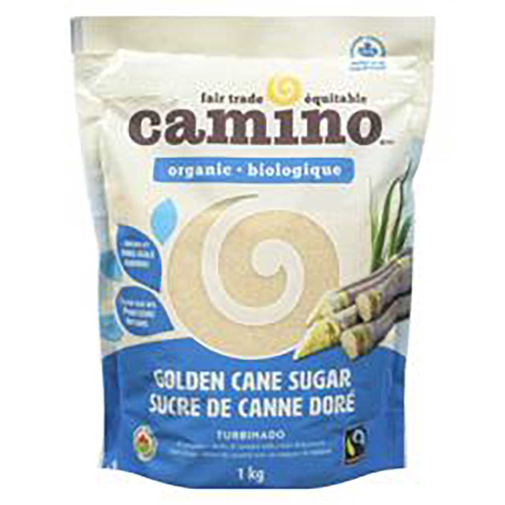 Cuisine Camino Organic Golden Cane Sugar, 1 Kg -- 6 Per Case