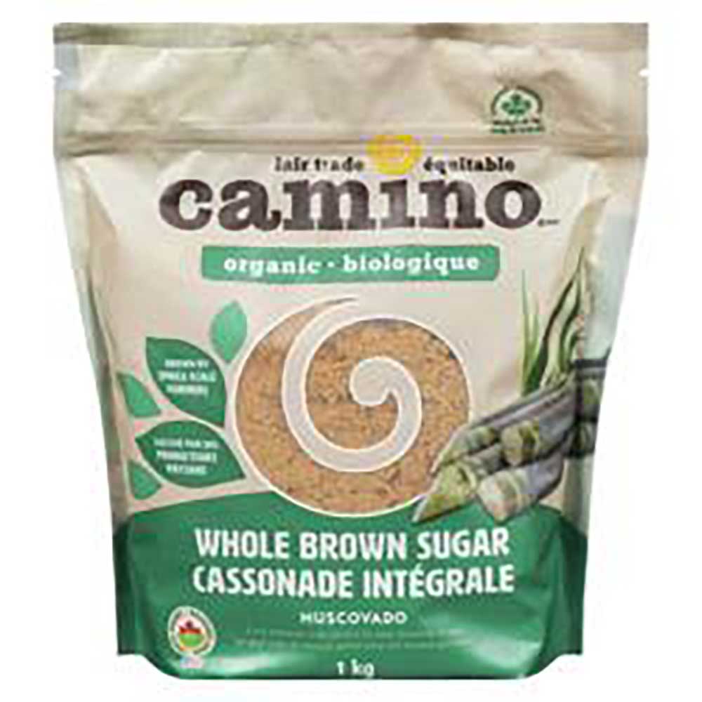 Cuisine Camino Organic Muscovado Whole Brown Sugar, 1 Kg -- 6 Per Case