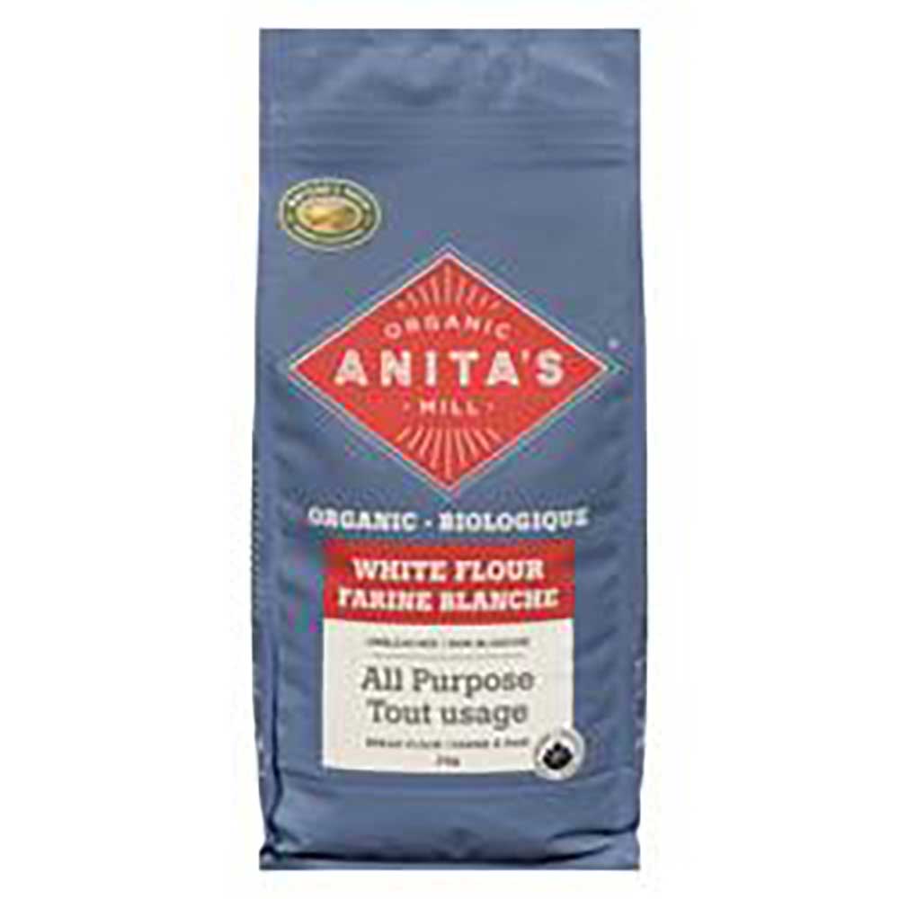 Anita's Organic Mill Farine Blanche Tout Usage Non Blanchie, 2 Kg -- 4 Par Caisse