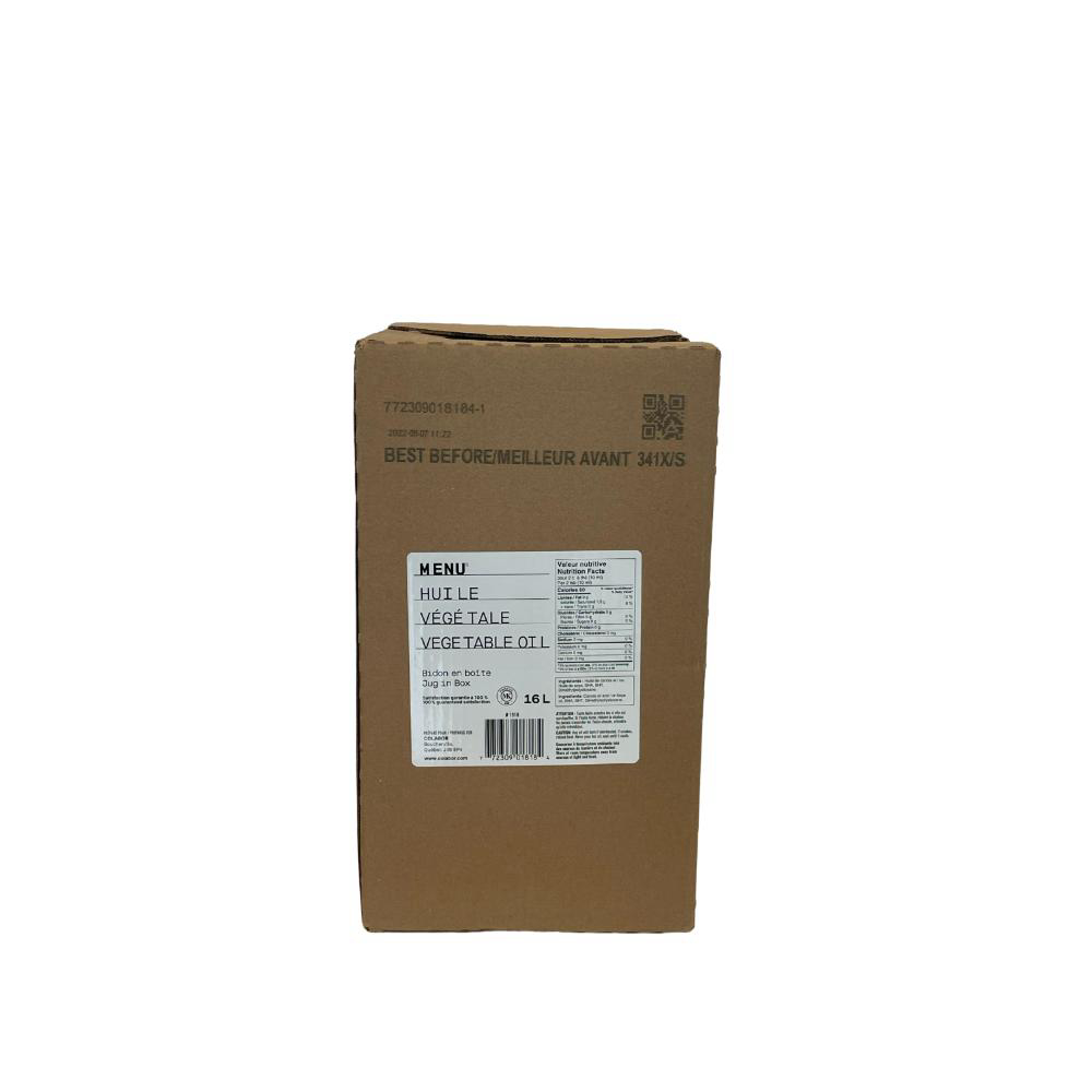 Menu Huile Végétale - Bidon En Boîte, 16 L