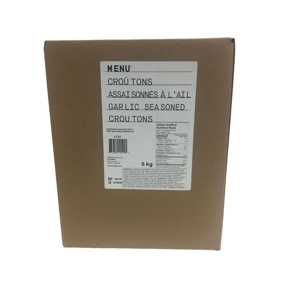 Menu Garlic Croutons - Bulk, 5 Kg