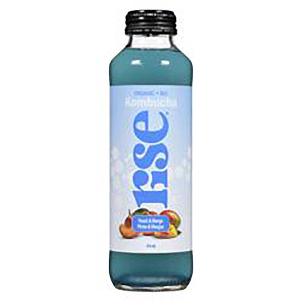 Rise Kombucha À La Pêche Et À La Mangue, 414 Ml -- 12 Par Boîte