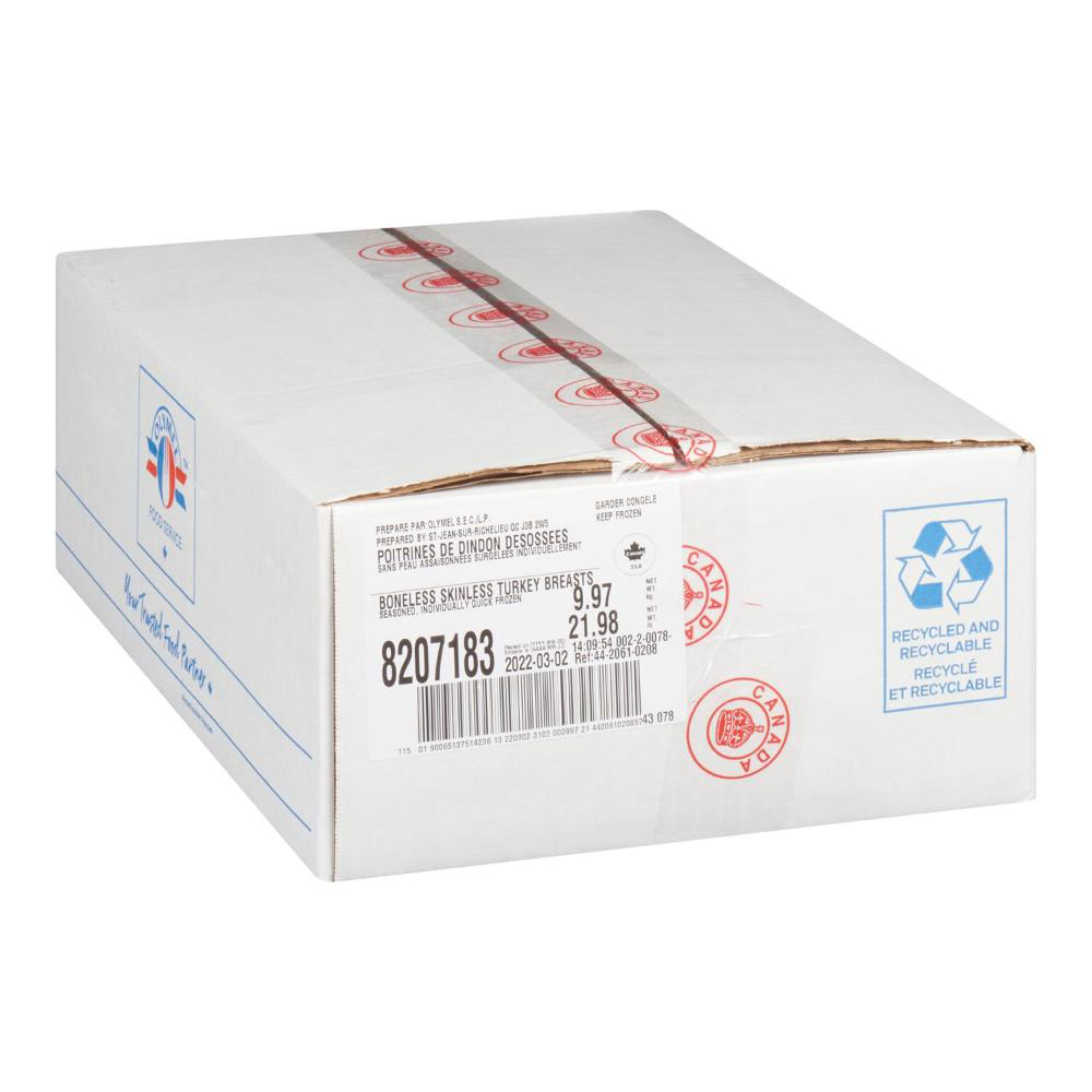 Olymel Boneless Skinless Turkey Breast, 10 Kg