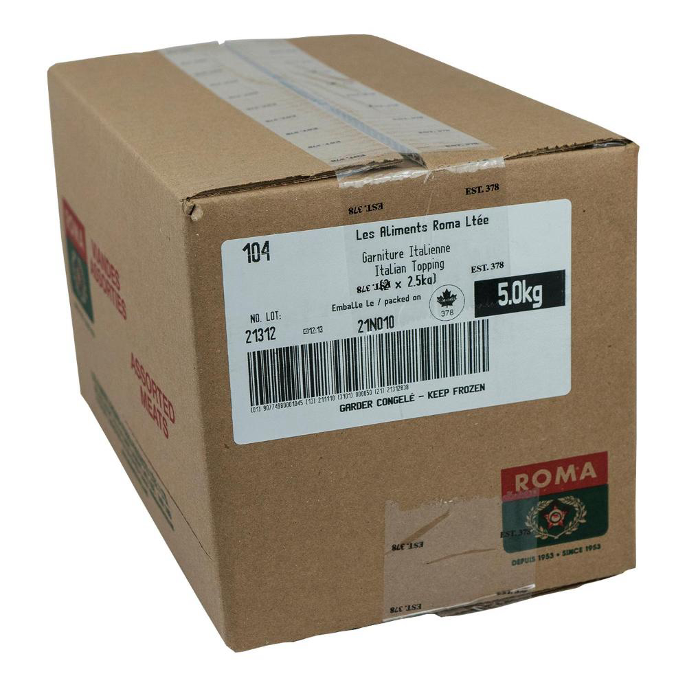 Roma Italian Sausage Toppings, 2.25 Kg -- 6 Per Case
